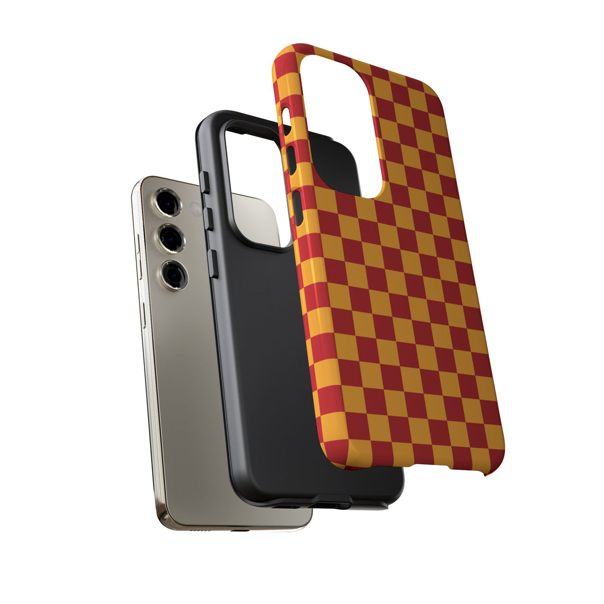Checked - Red/Yellow