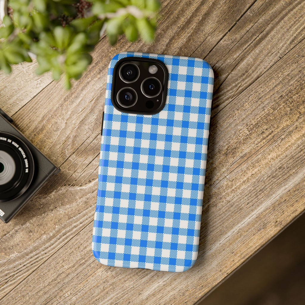 Checked - Blue