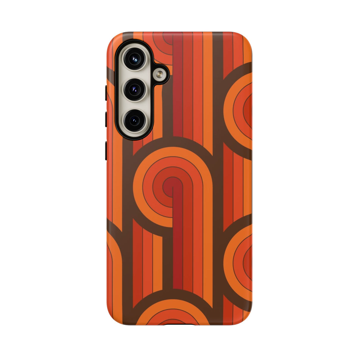 60's Wallpaper - Orange/Brown