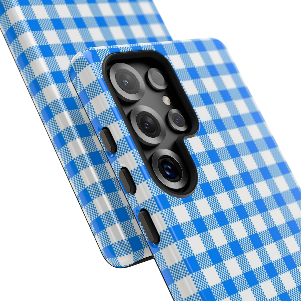 Checked - Blue