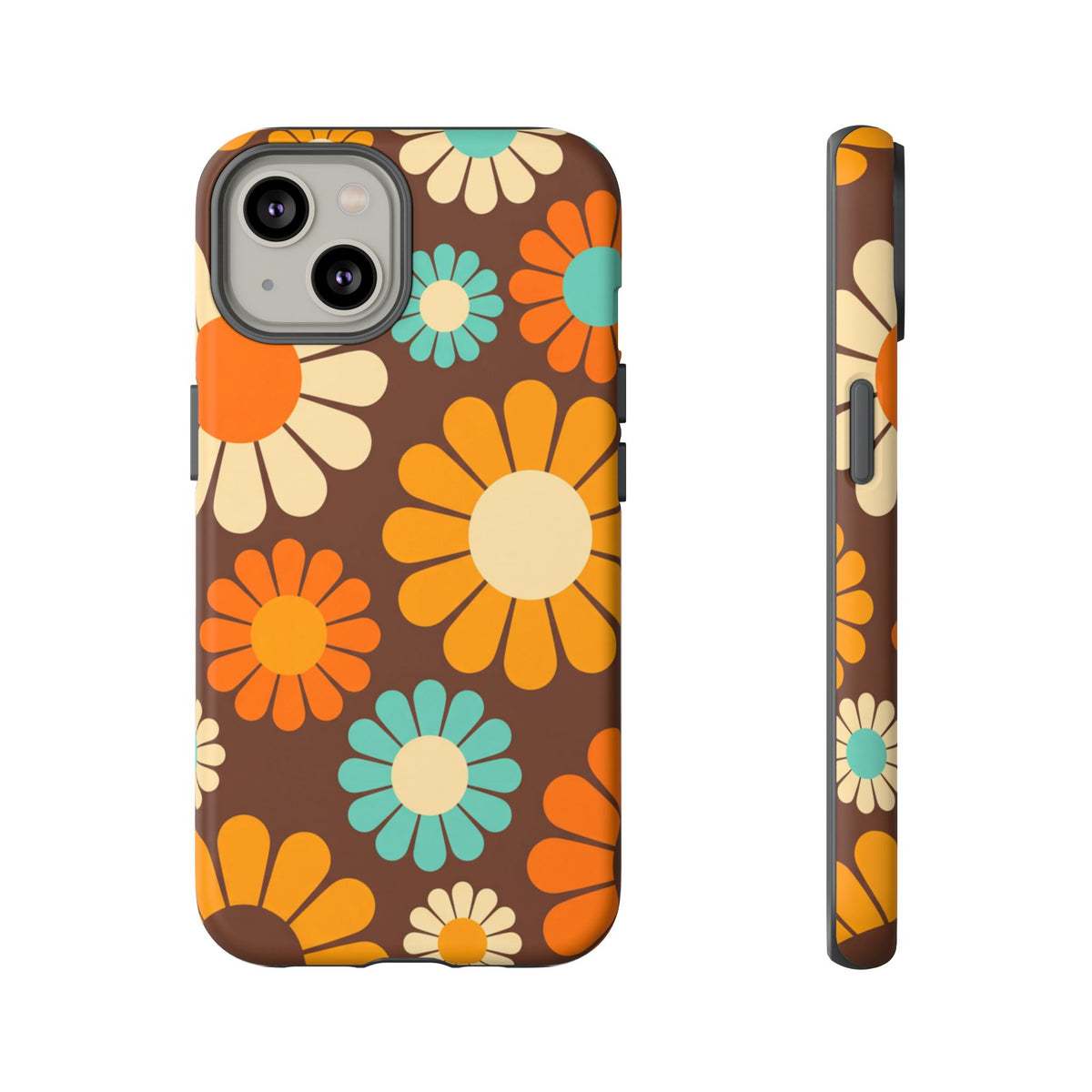 Flowers - Brown/Yellow