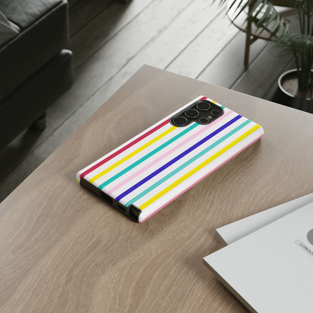 Candy Stripes - Pink/Red/Yellow/Blue