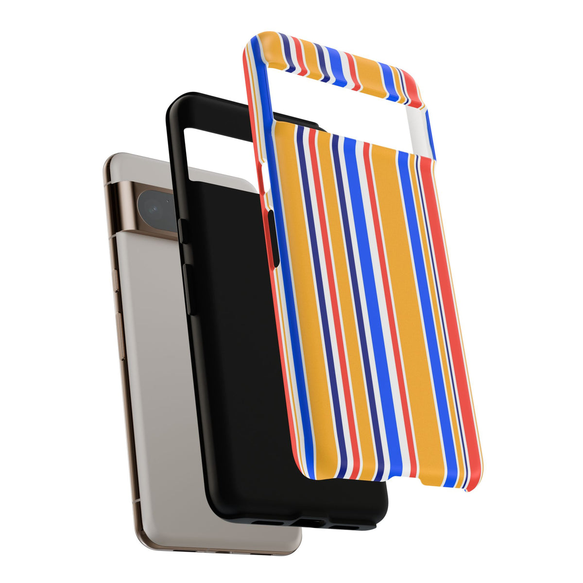 Candy Stripes - Yellow/Blue