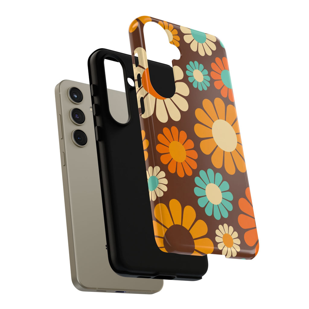 Flowers - Brown/Yellow