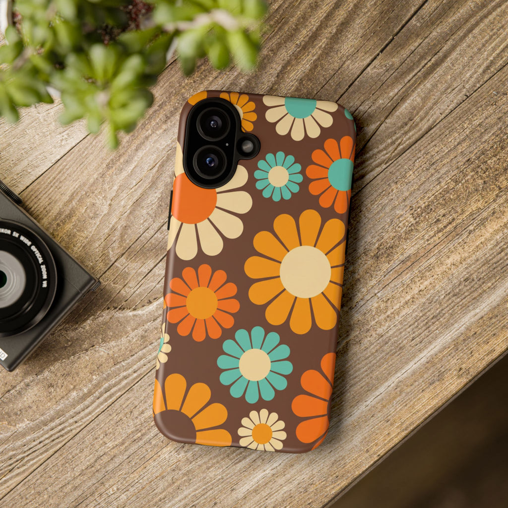 Flowers - Brown/Yellow