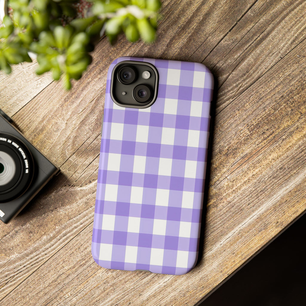 Checked - Lavender