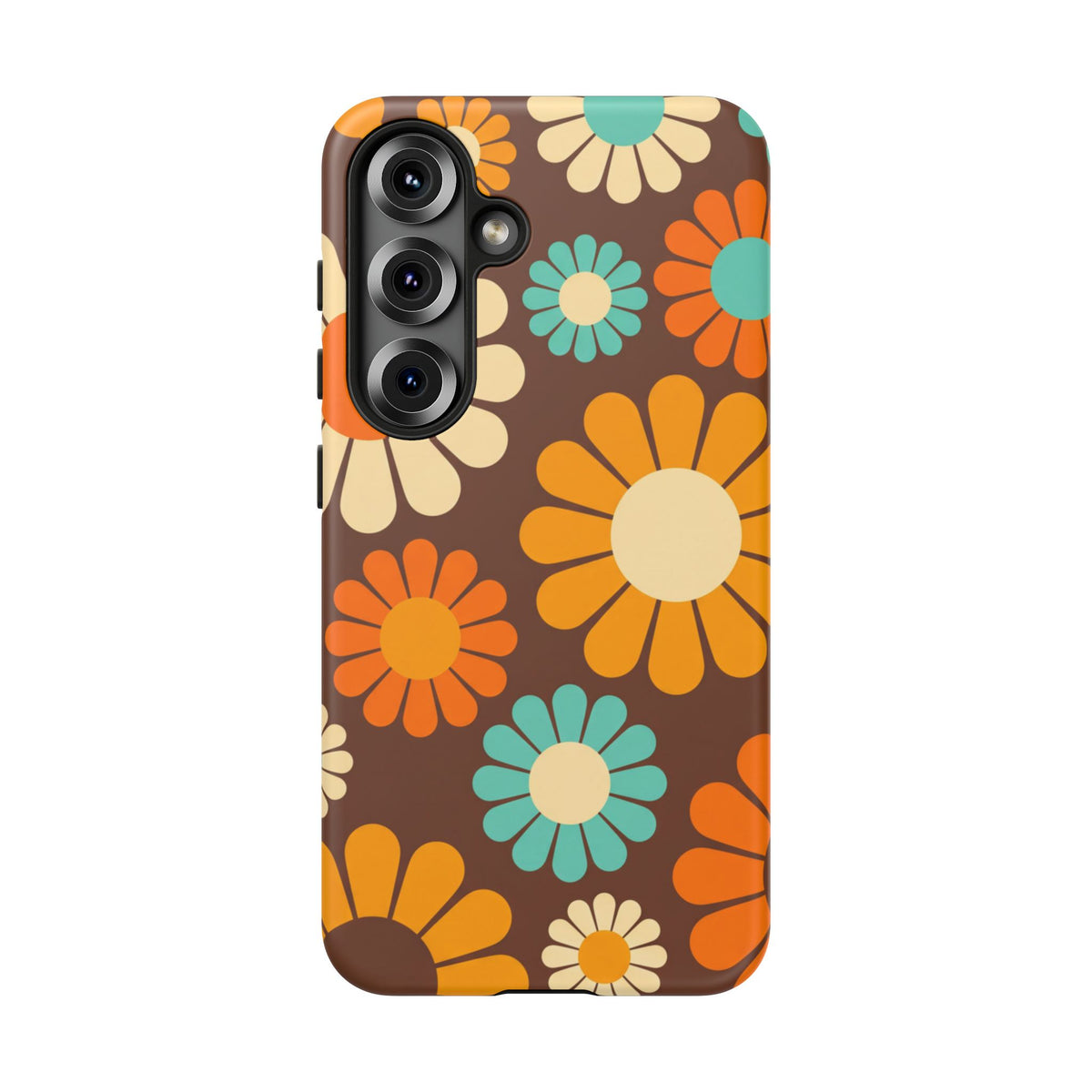Flowers - Brown/Yellow