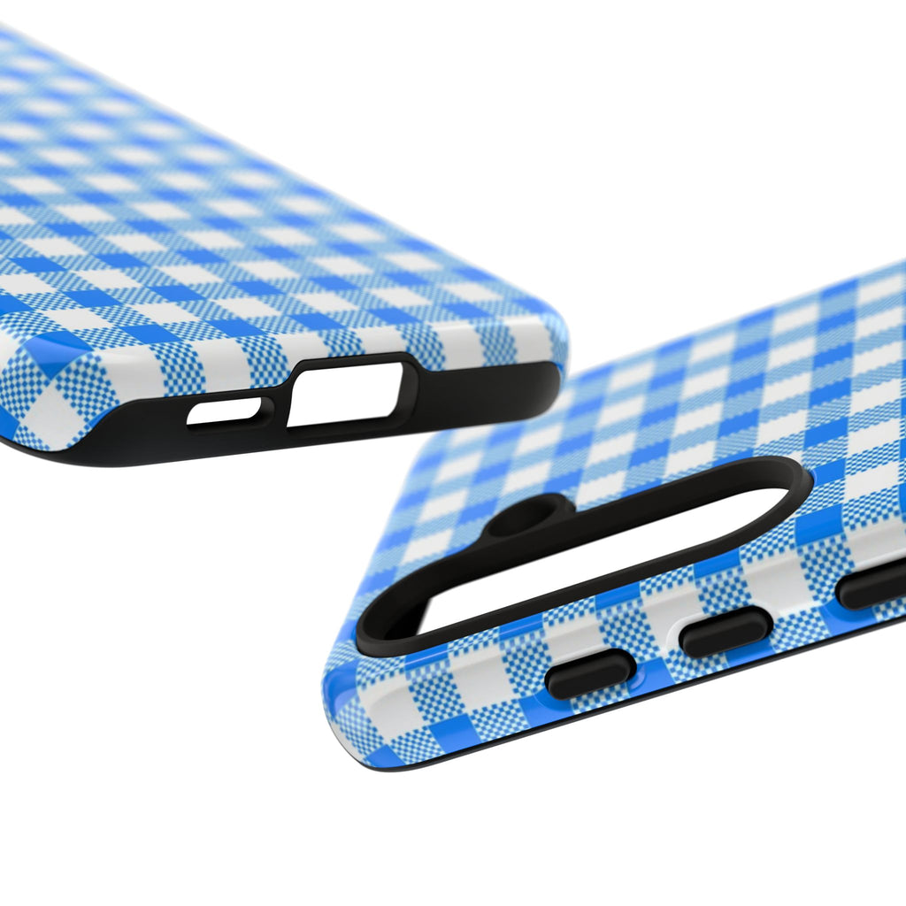 Checked - Blue