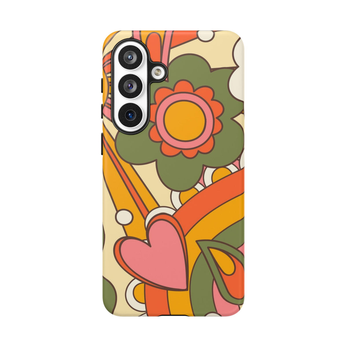 60's Wallpaper - Pink/Green