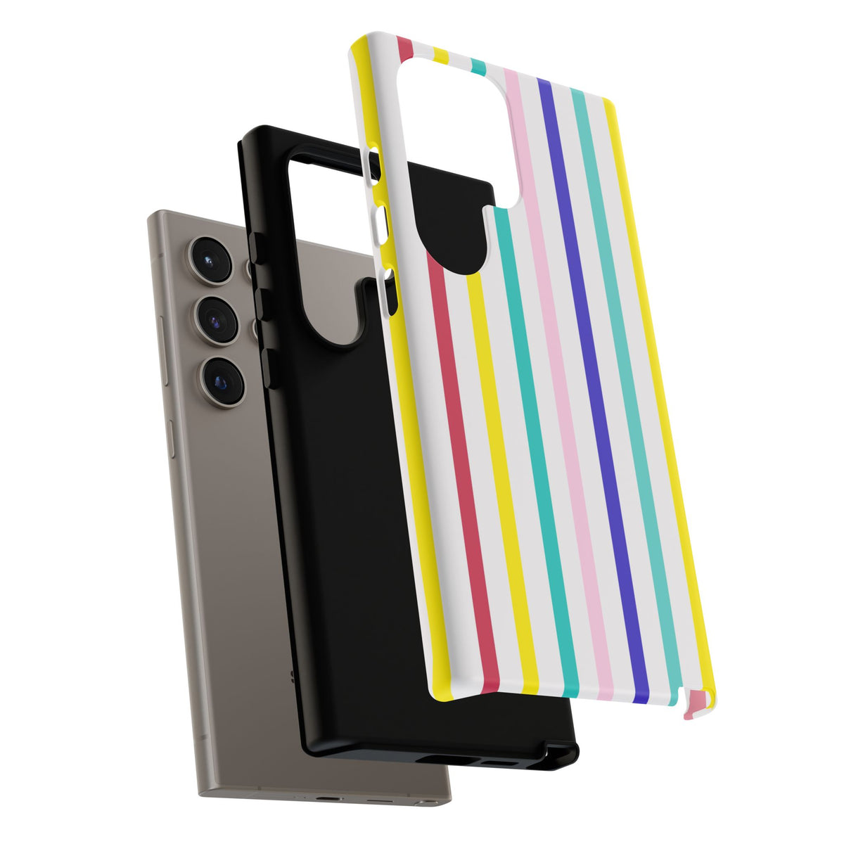 Candy Stripes - Pink/Red/Yellow/Blue