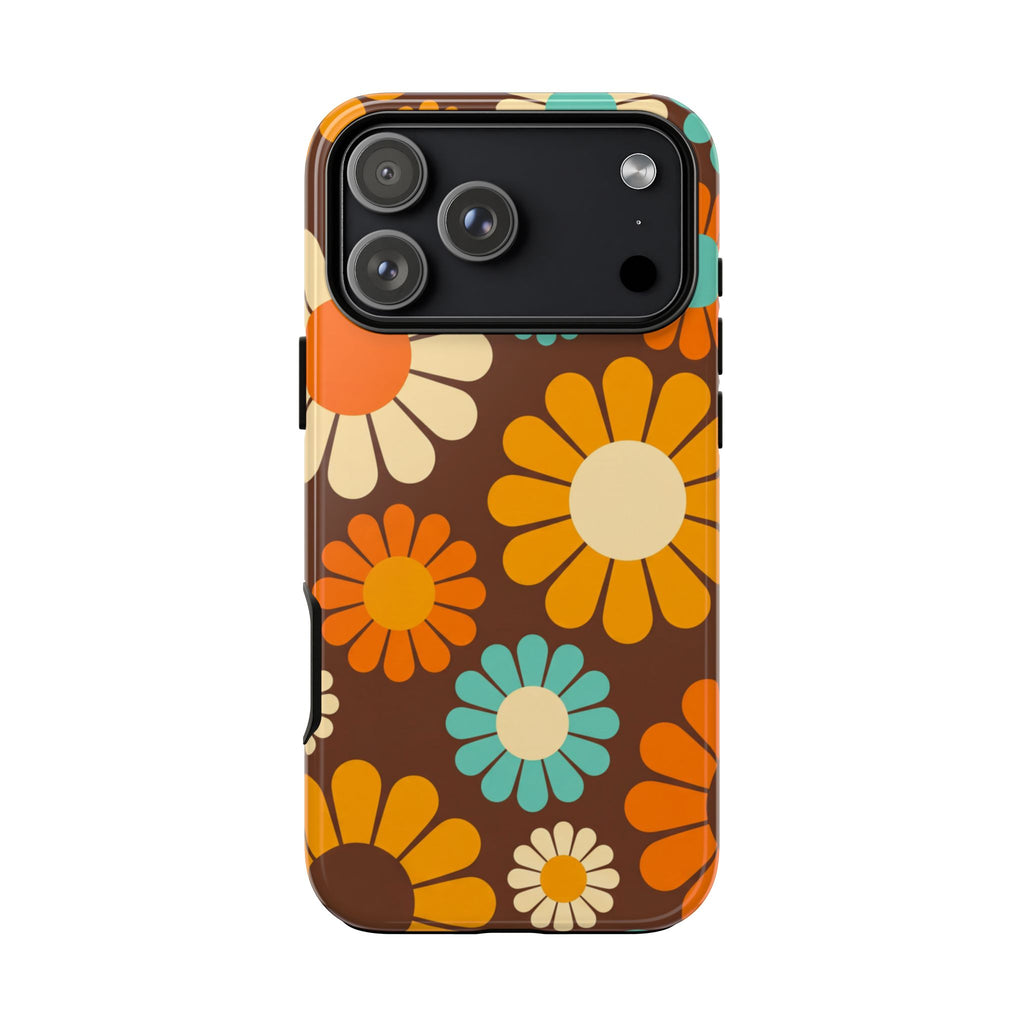 Flowers - Brown/Yellow
