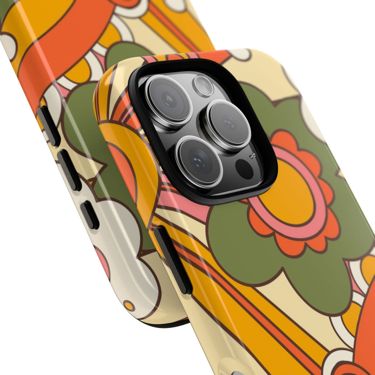 60's Wallpaper - Pink/Green