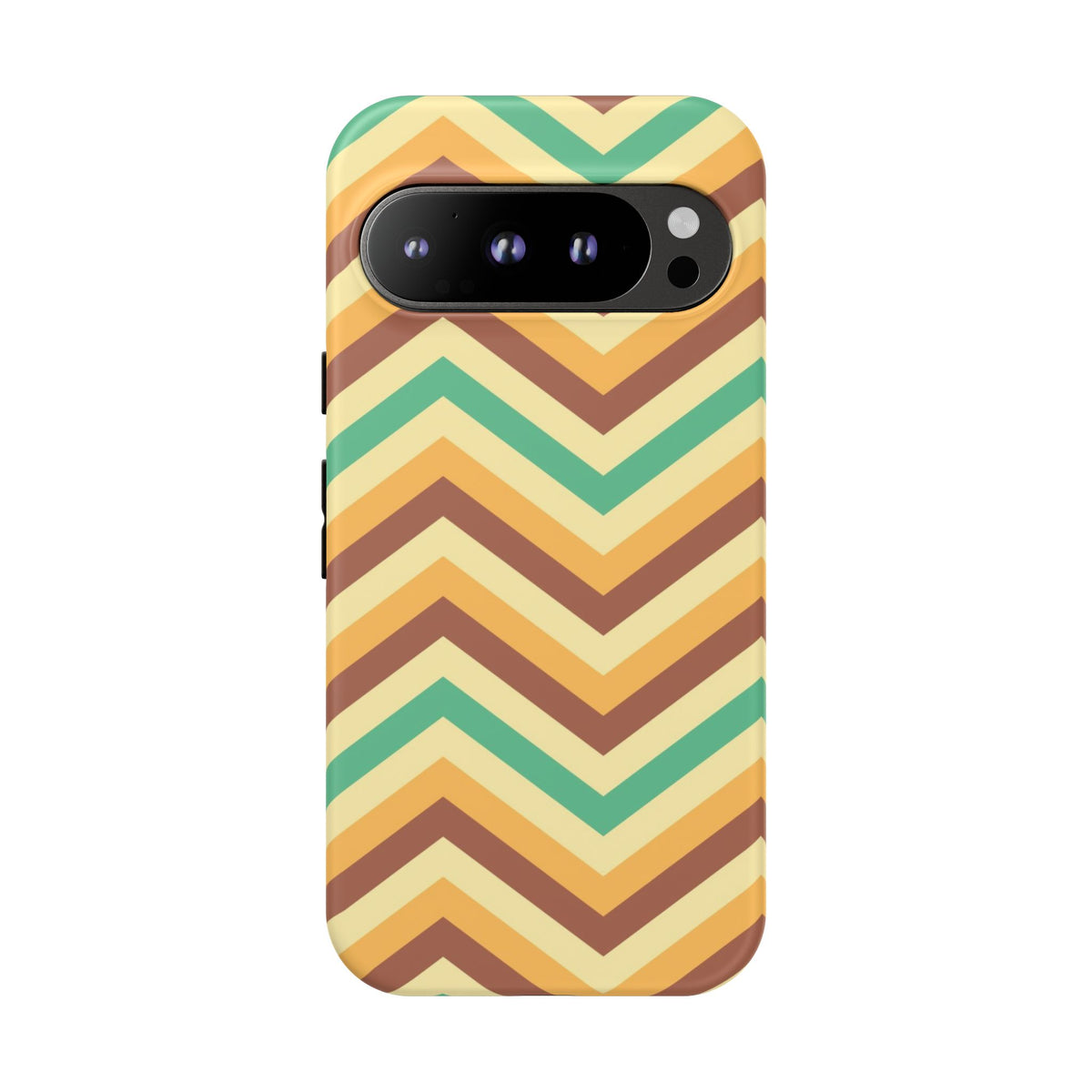 Zig Zags - Brown/Green