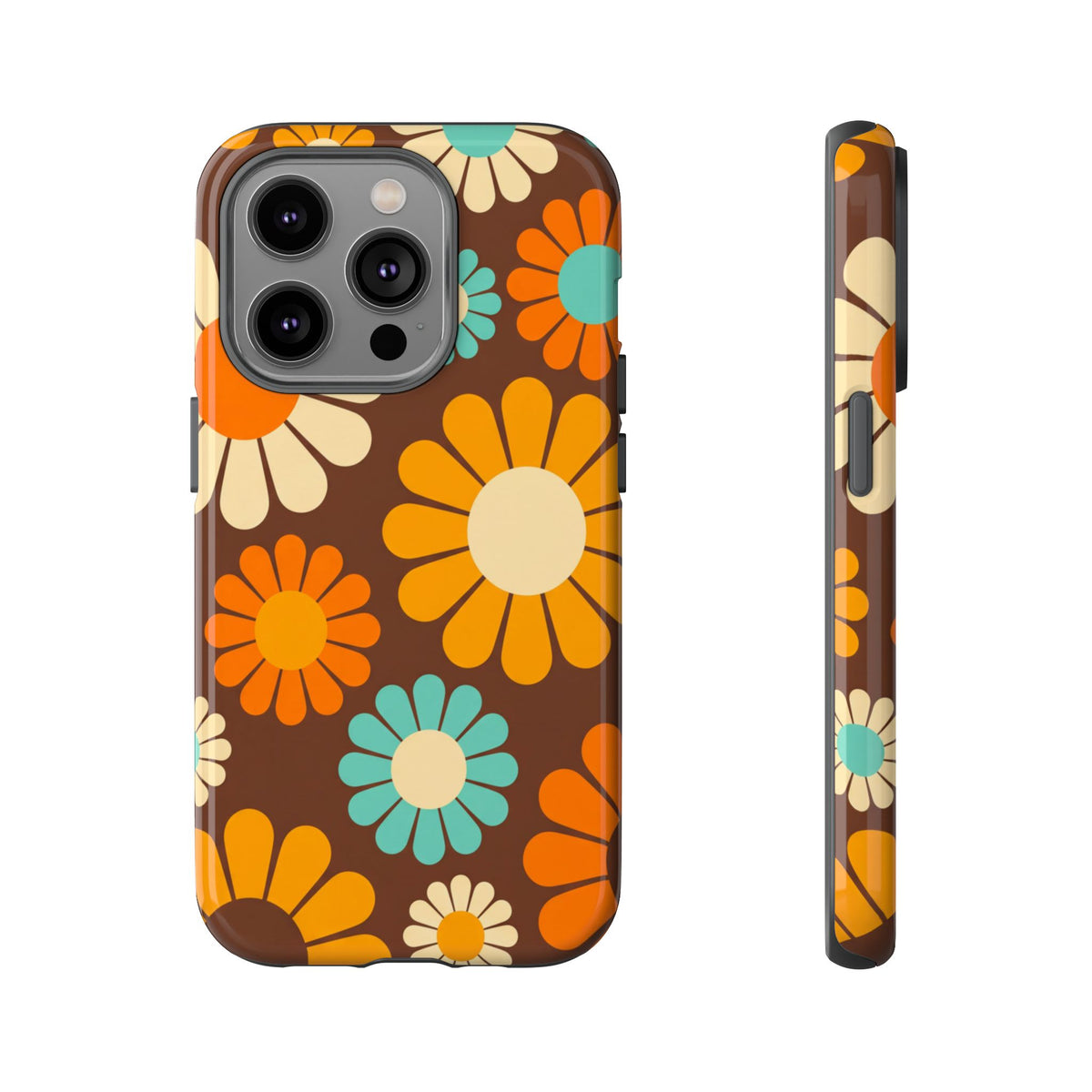 Flowers - Brown/Yellow