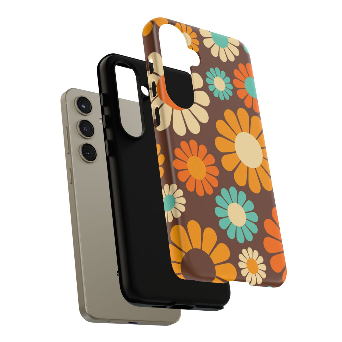 Flowers - Brown/Yellow