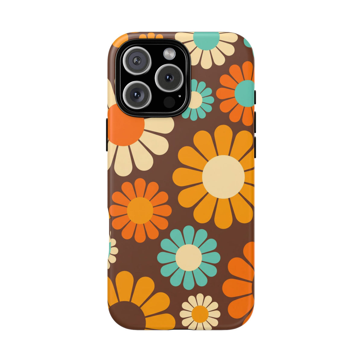 Flowers - Brown/Yellow