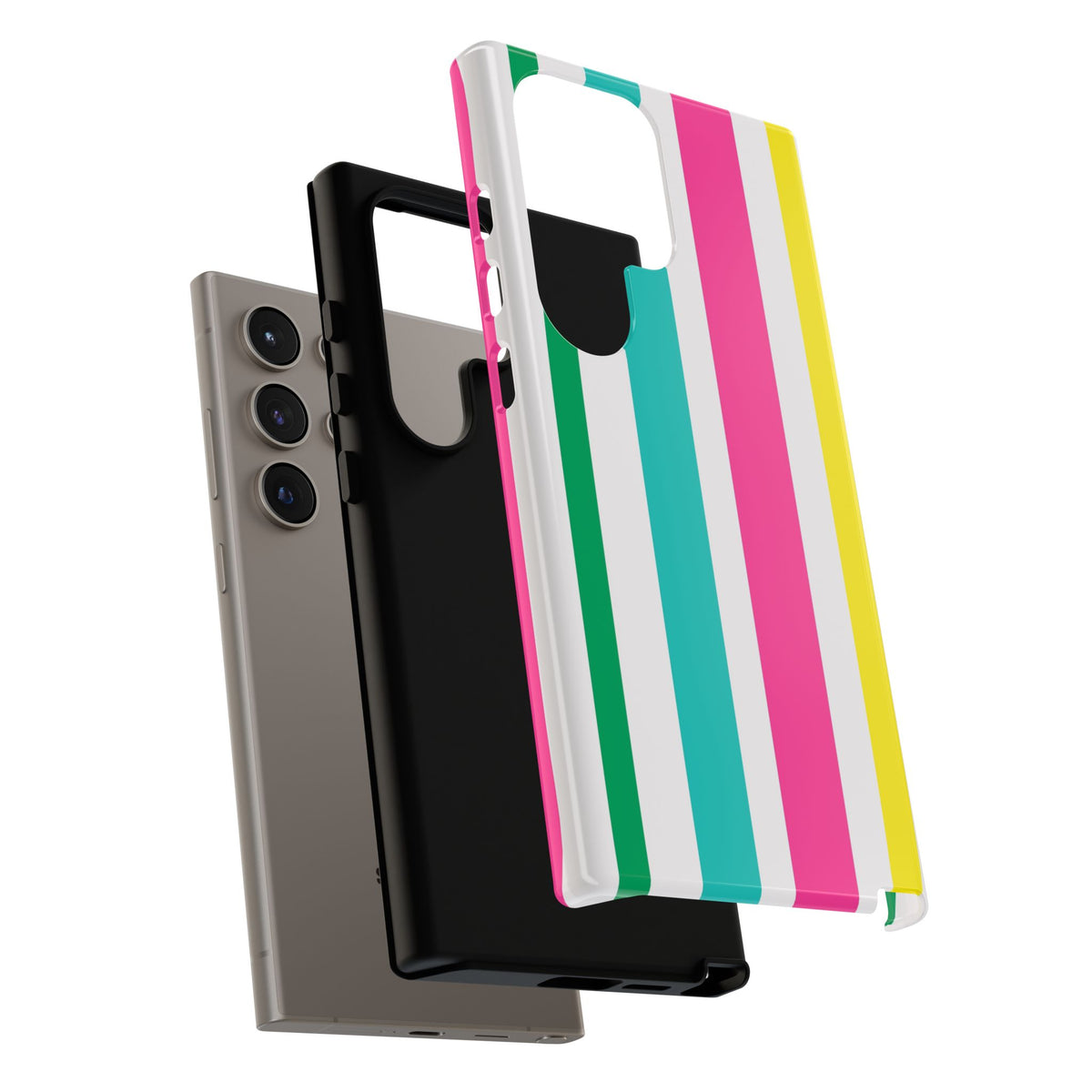 Candy Stripes - Pink/Yellow/Green