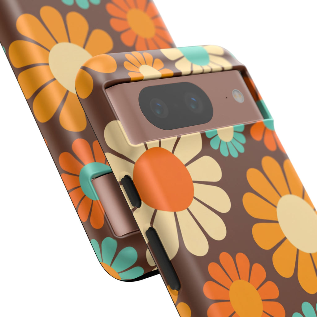 Flowers - Brown/Yellow