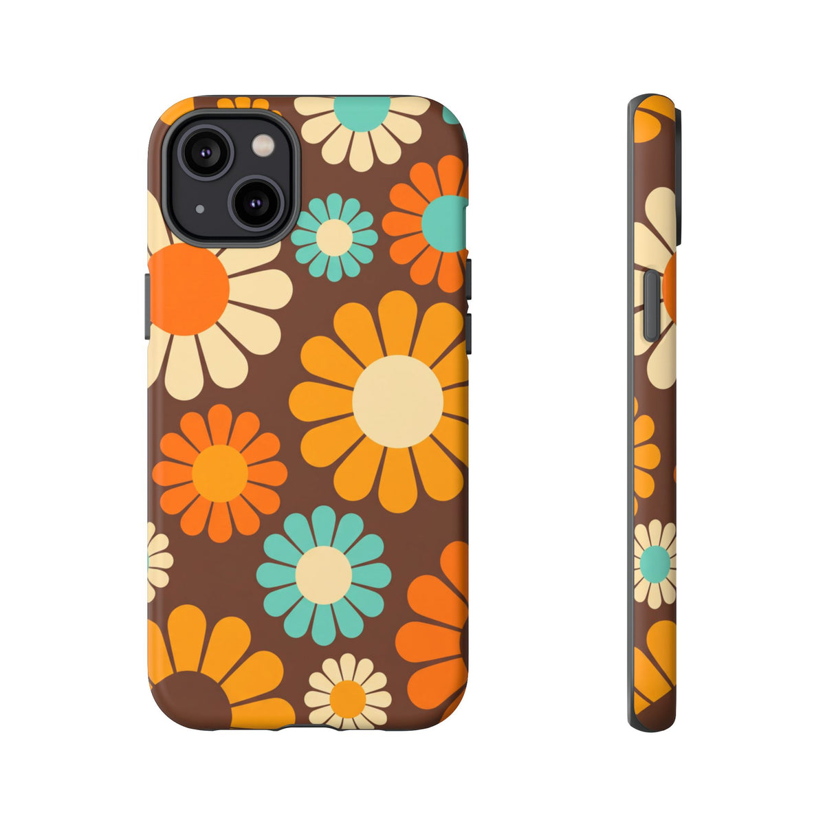 Flowers - Brown/Yellow
