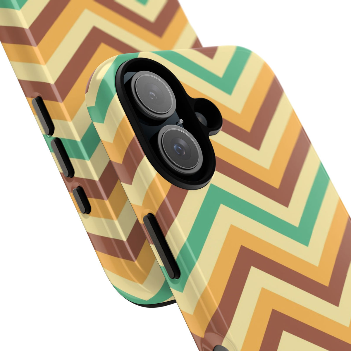 Zig Zags - Brown/Green