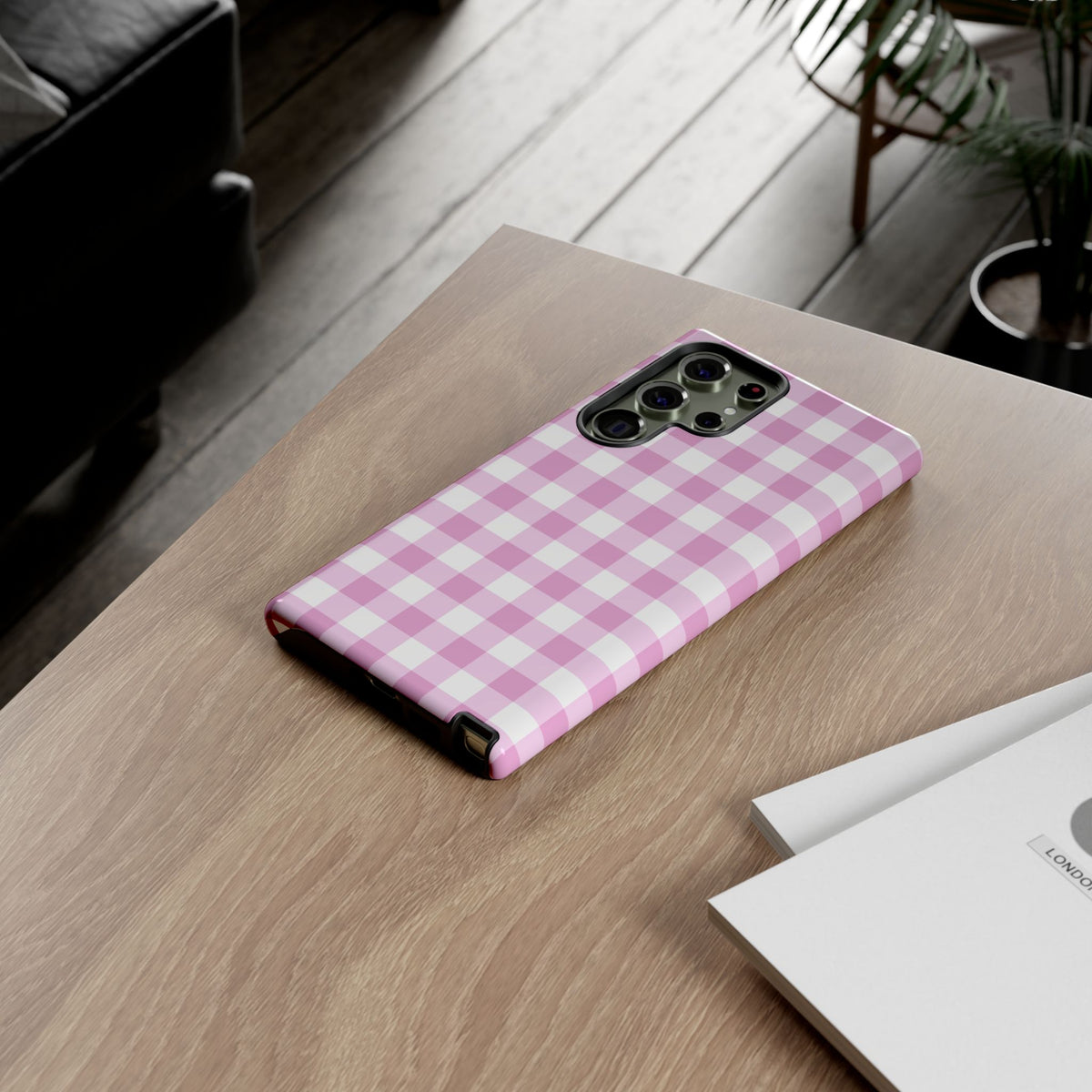 Checked - Pink