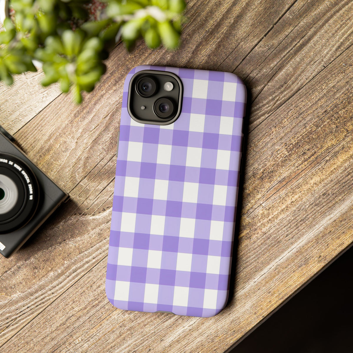 Checked - Lavender