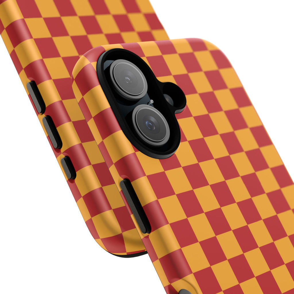 Checked - Red/Yellow