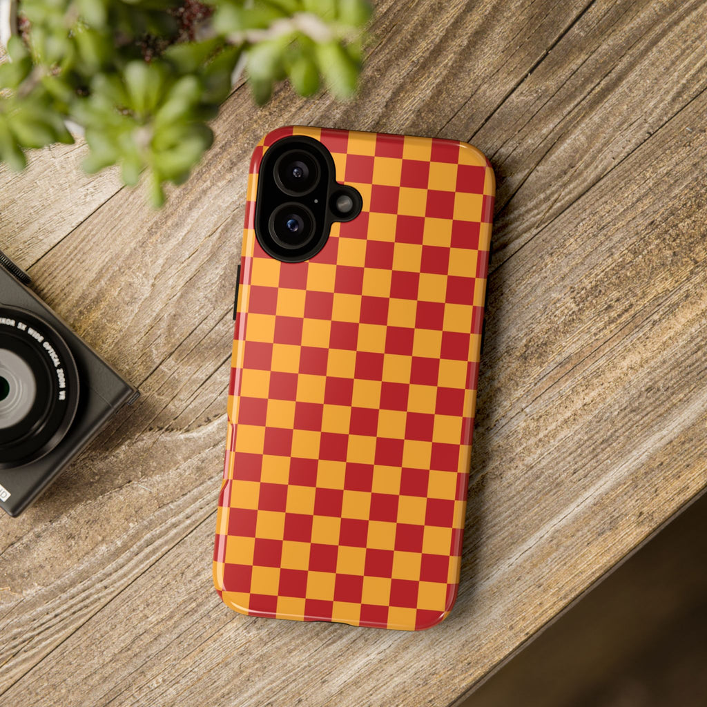 Checked - Red/Yellow