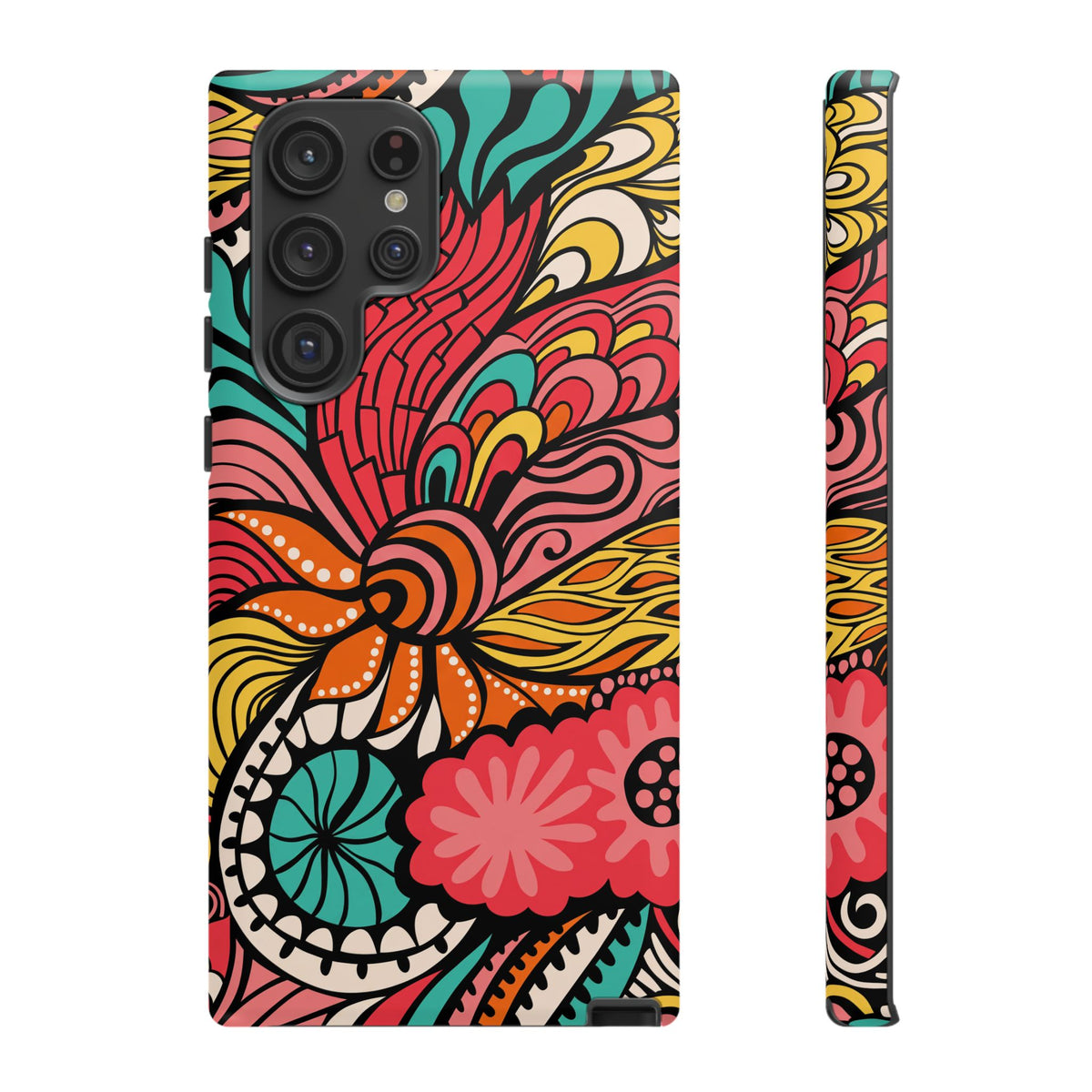 Abstract - Orange/Blue/Pink