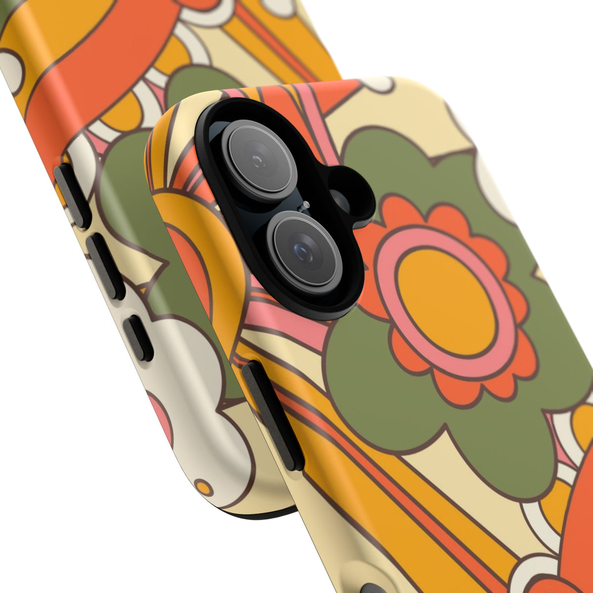 60's Wallpaper - Pink/Green