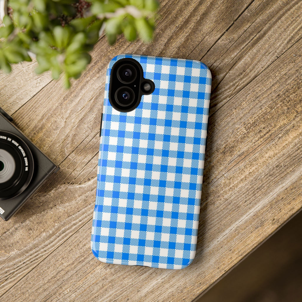 Checked - Blue