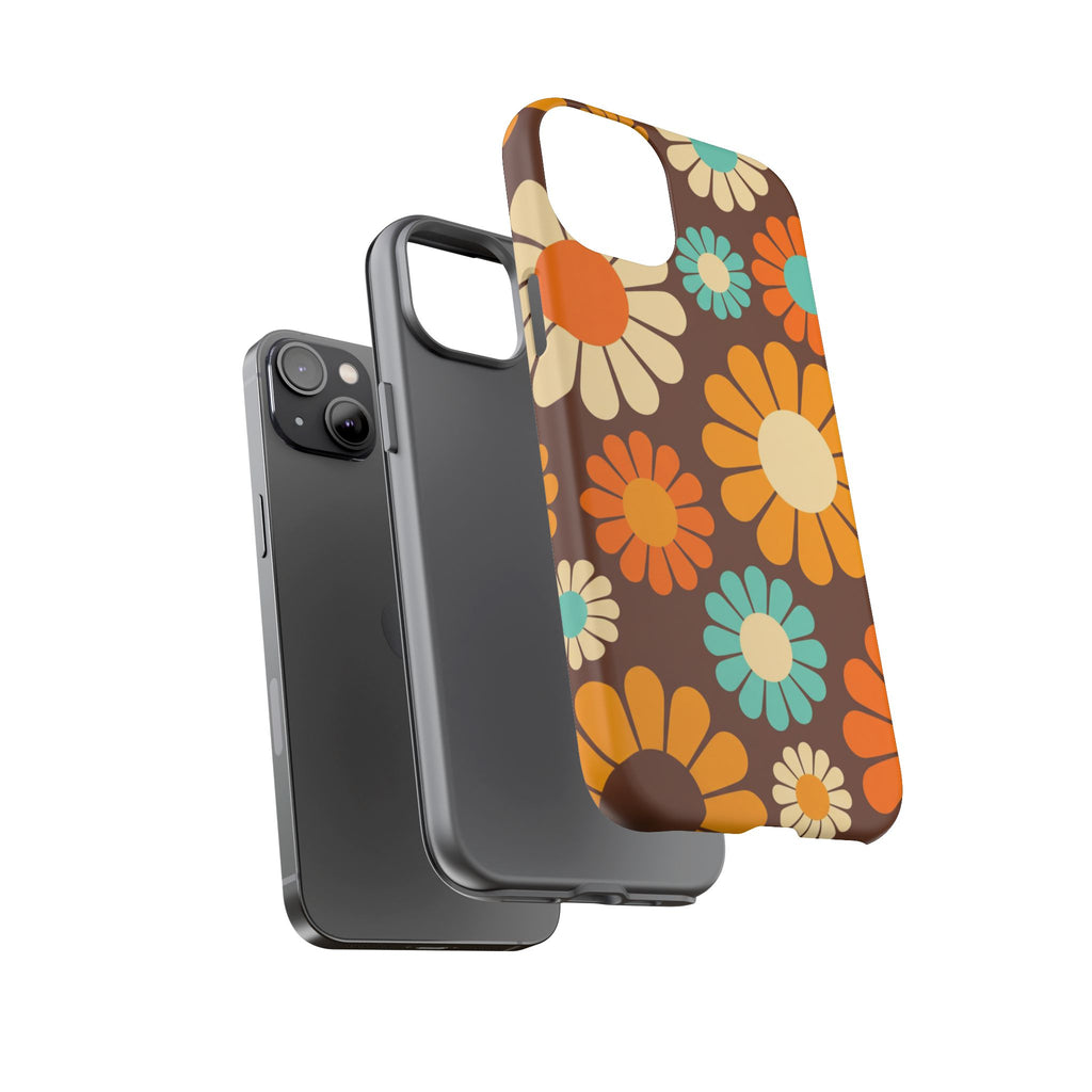 Flowers - Brown/Yellow