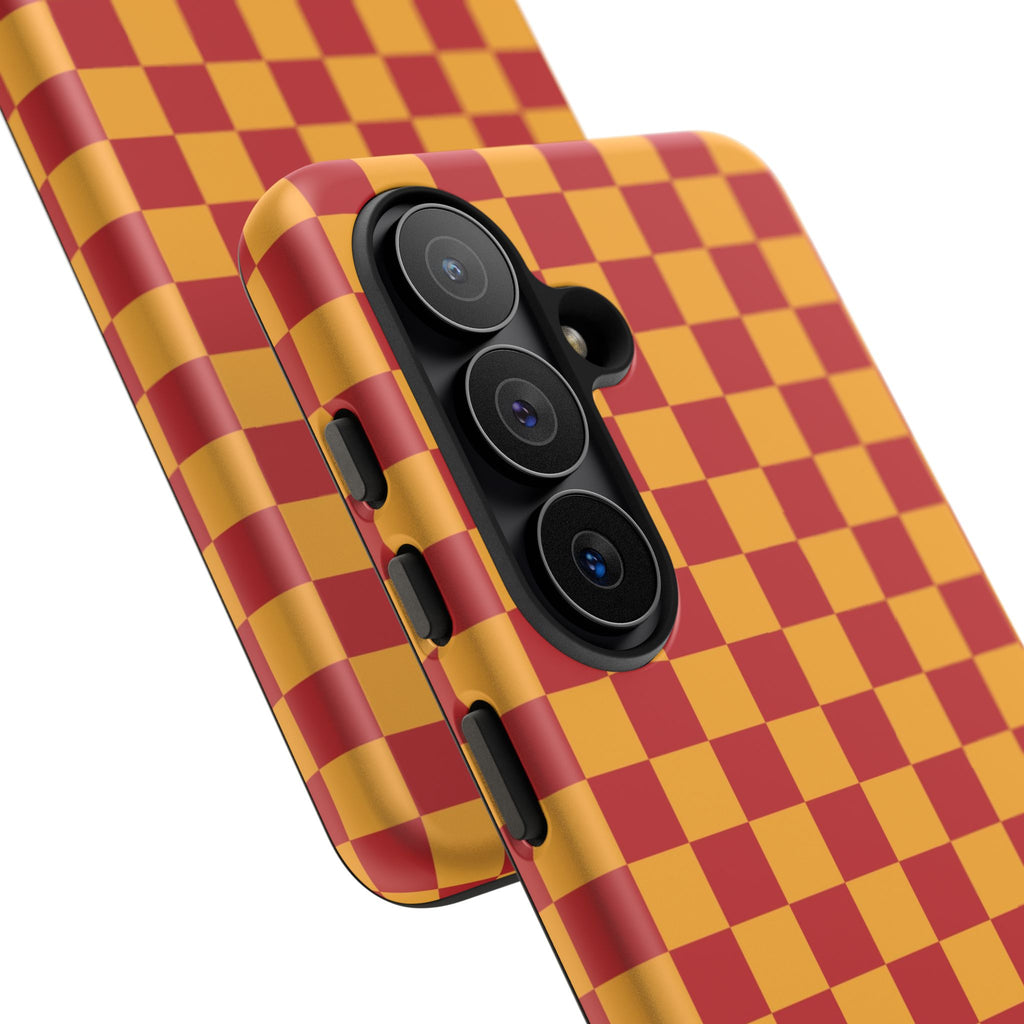 Checked - Red/Yellow