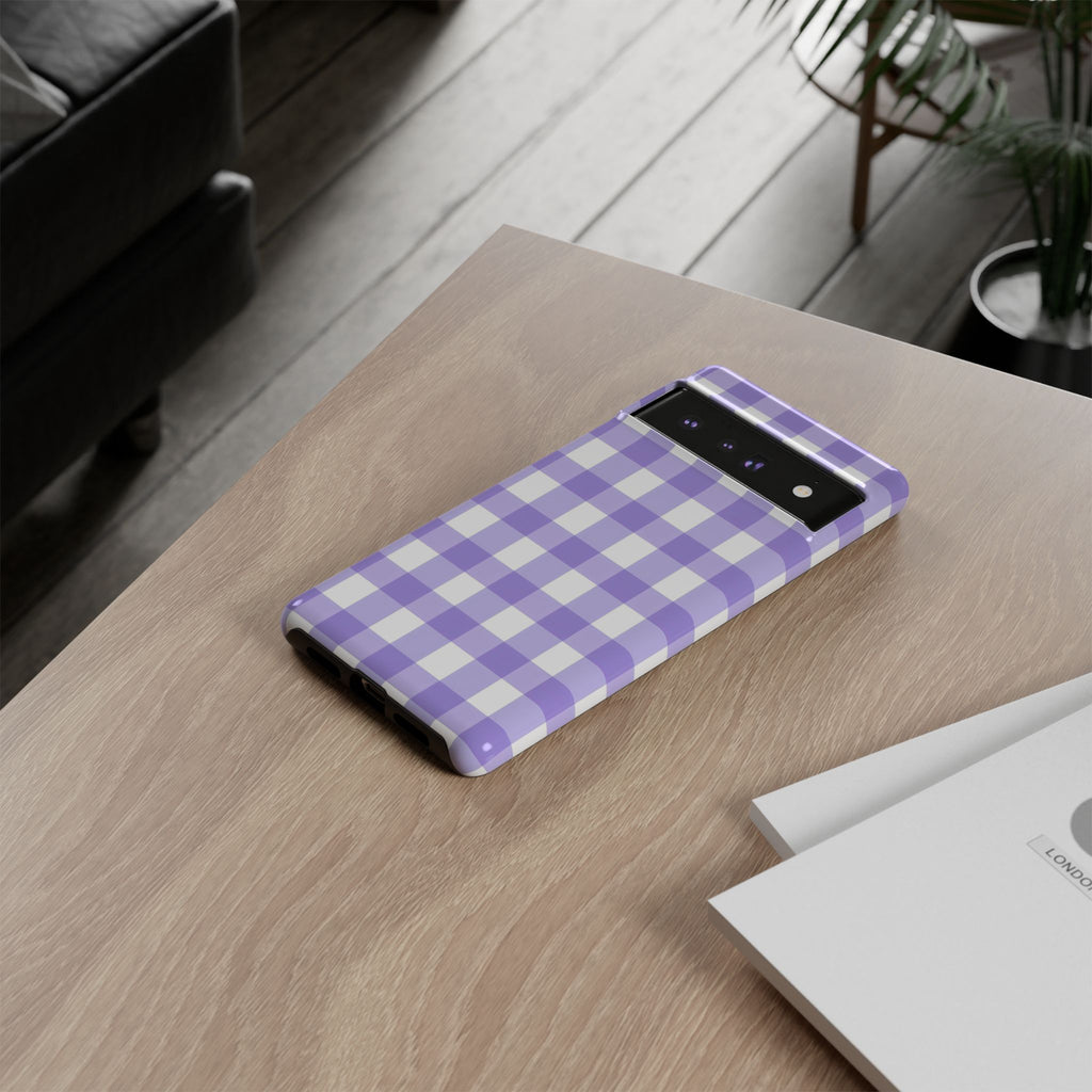 Checked - Lavender
