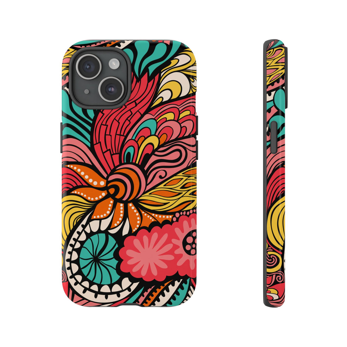 Abstract - Orange/Blue/Pink