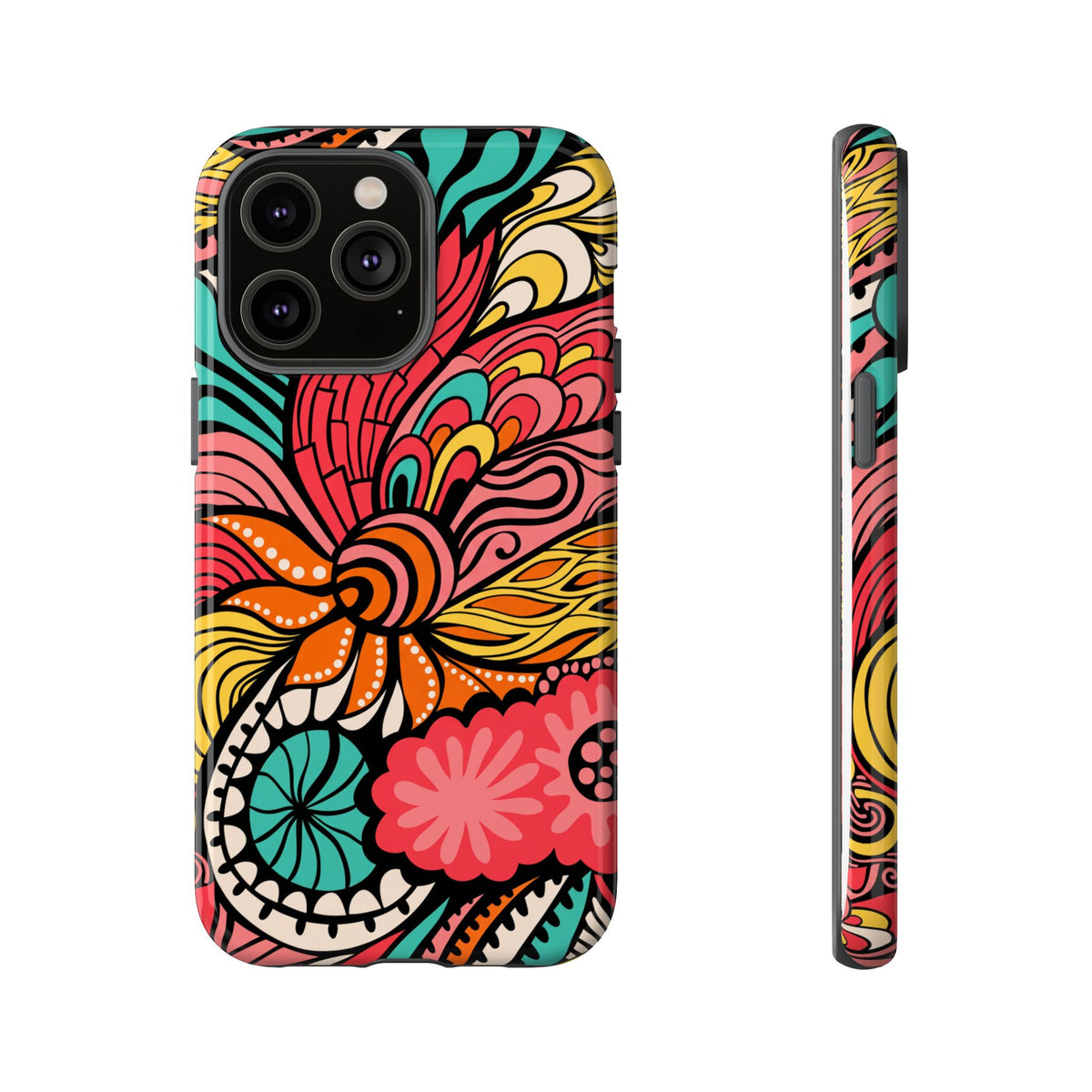 Abstract - Orange/Blue/Pink
