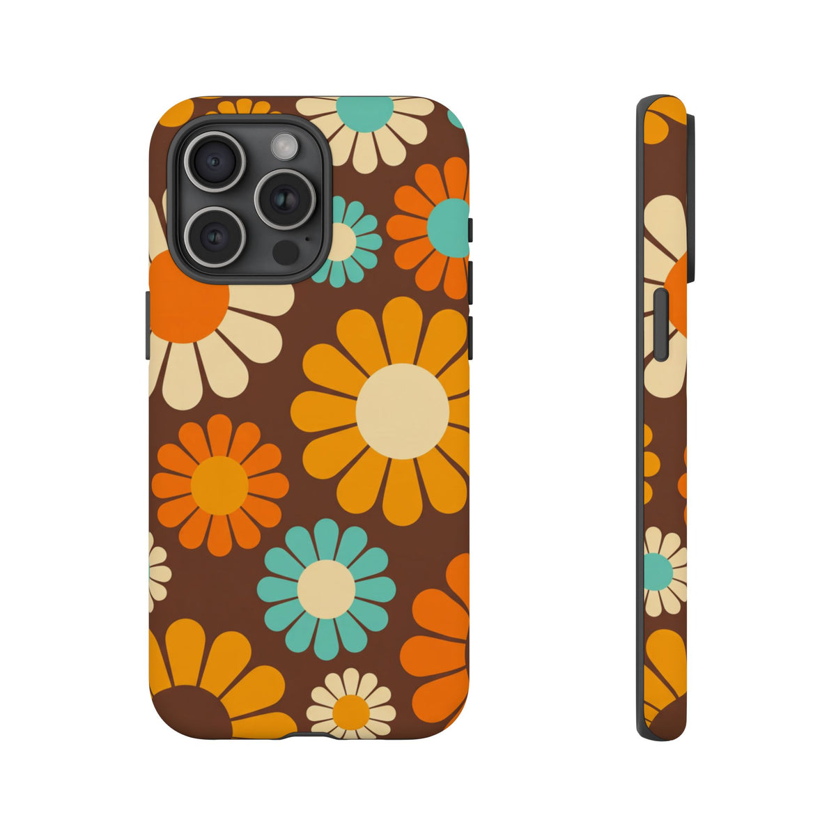 Flowers - Brown/Yellow
