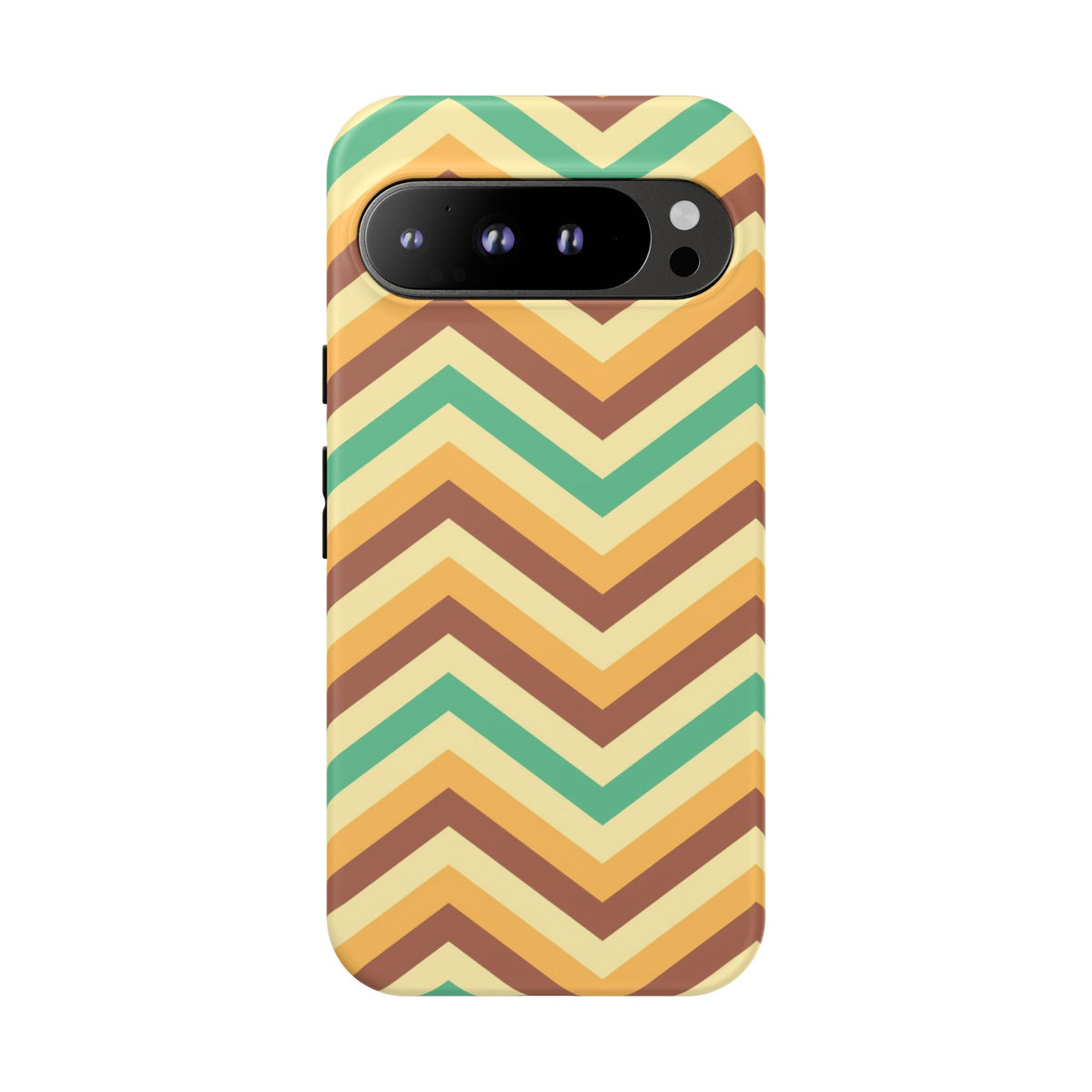 Zig Zags - Brown/Green