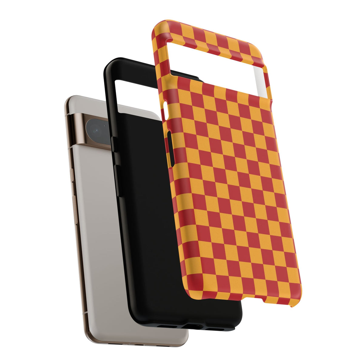 Checked - Red/Yellow