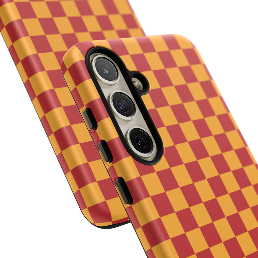 Checked - Red/Yellow