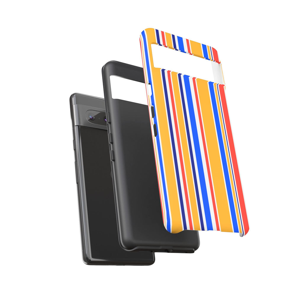 Candy Stripes - Yellow/Blue