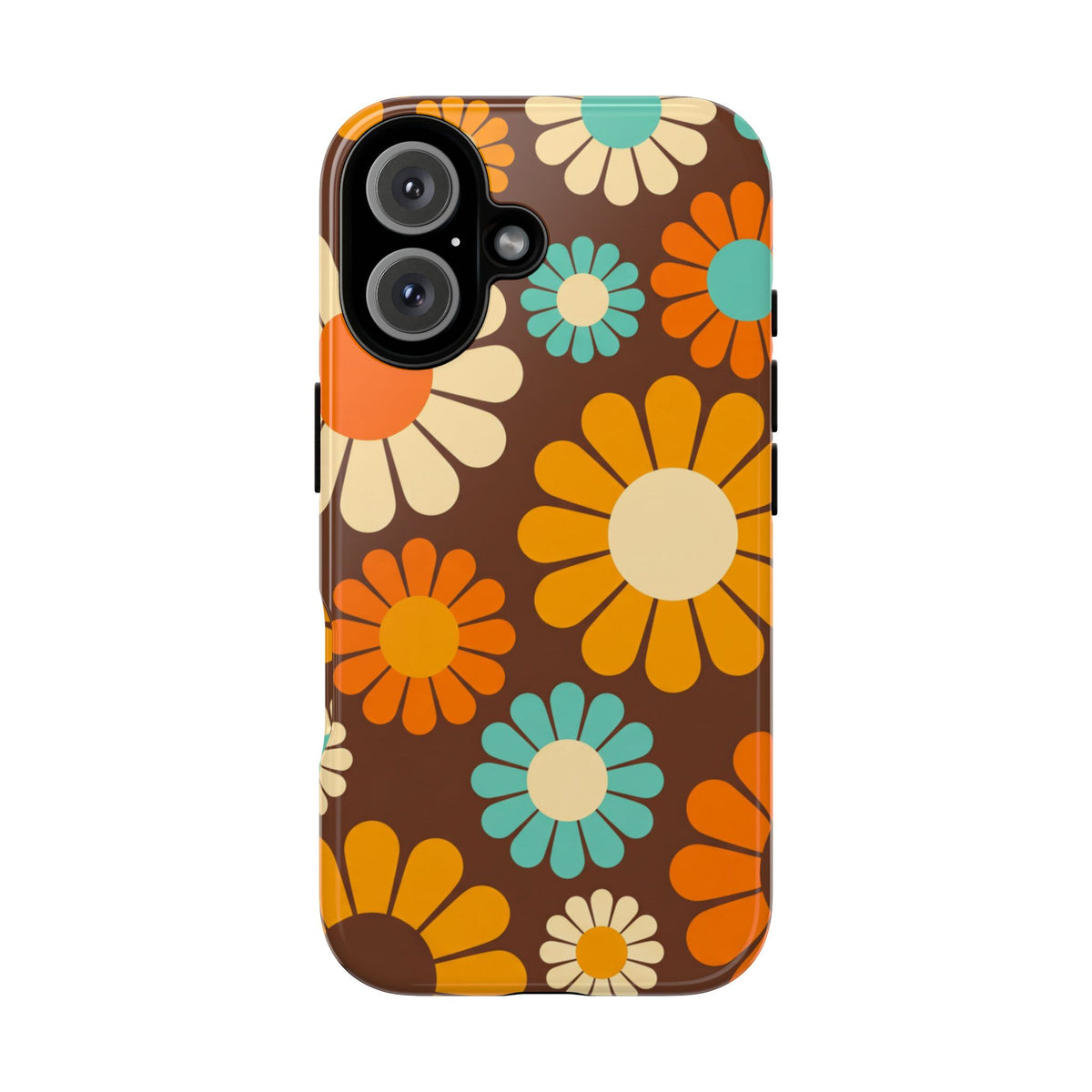 Flowers - Brown/Yellow