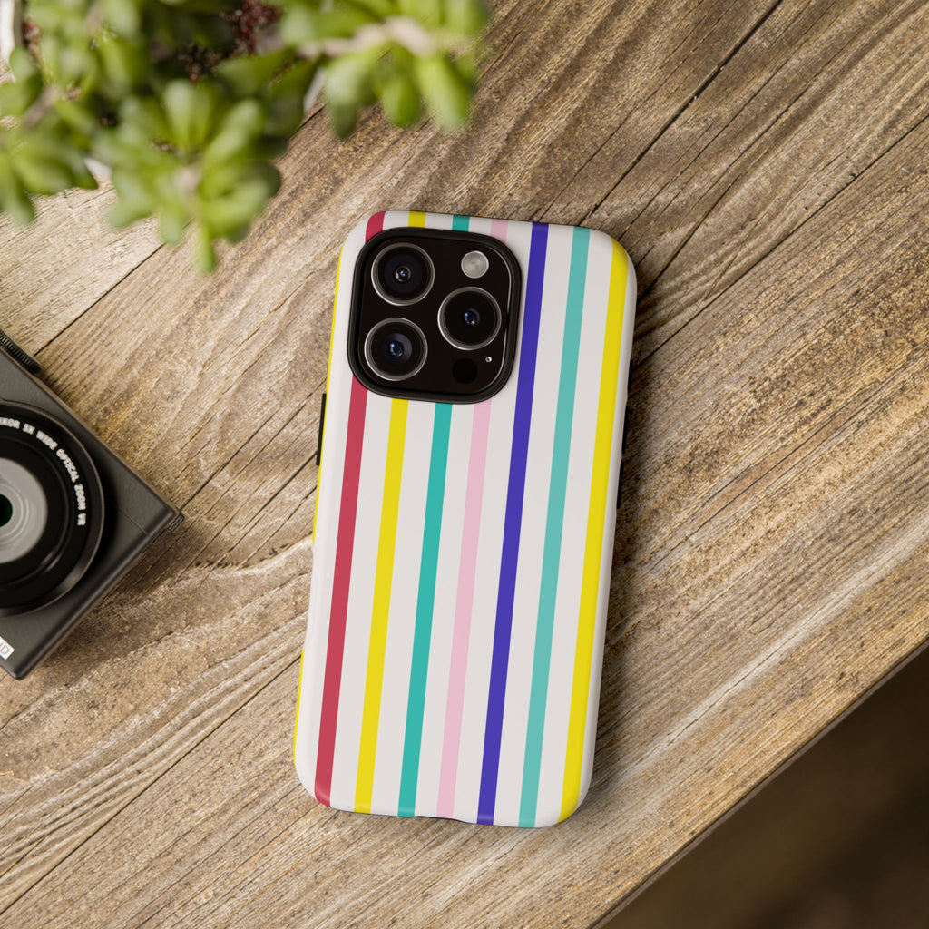 Candy Stripes - Pink/Red/Yellow/Blue