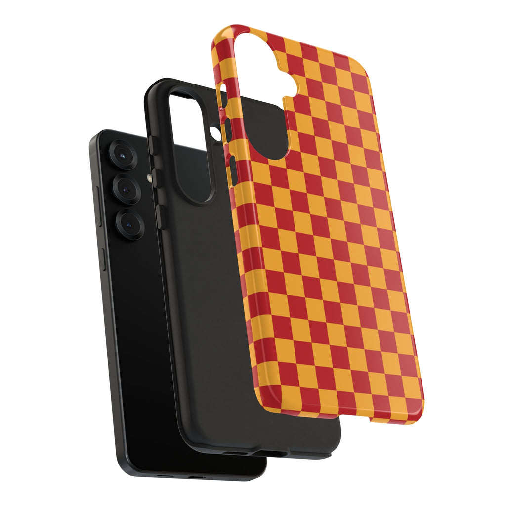 Checked - Red/Yellow