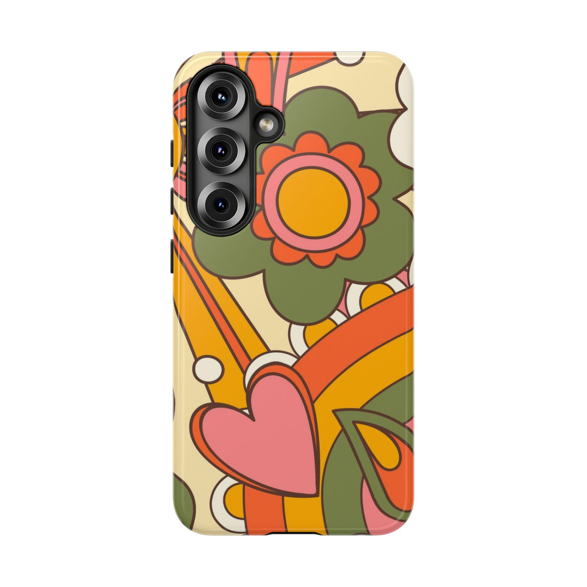 60's Wallpaper - Pink/Green