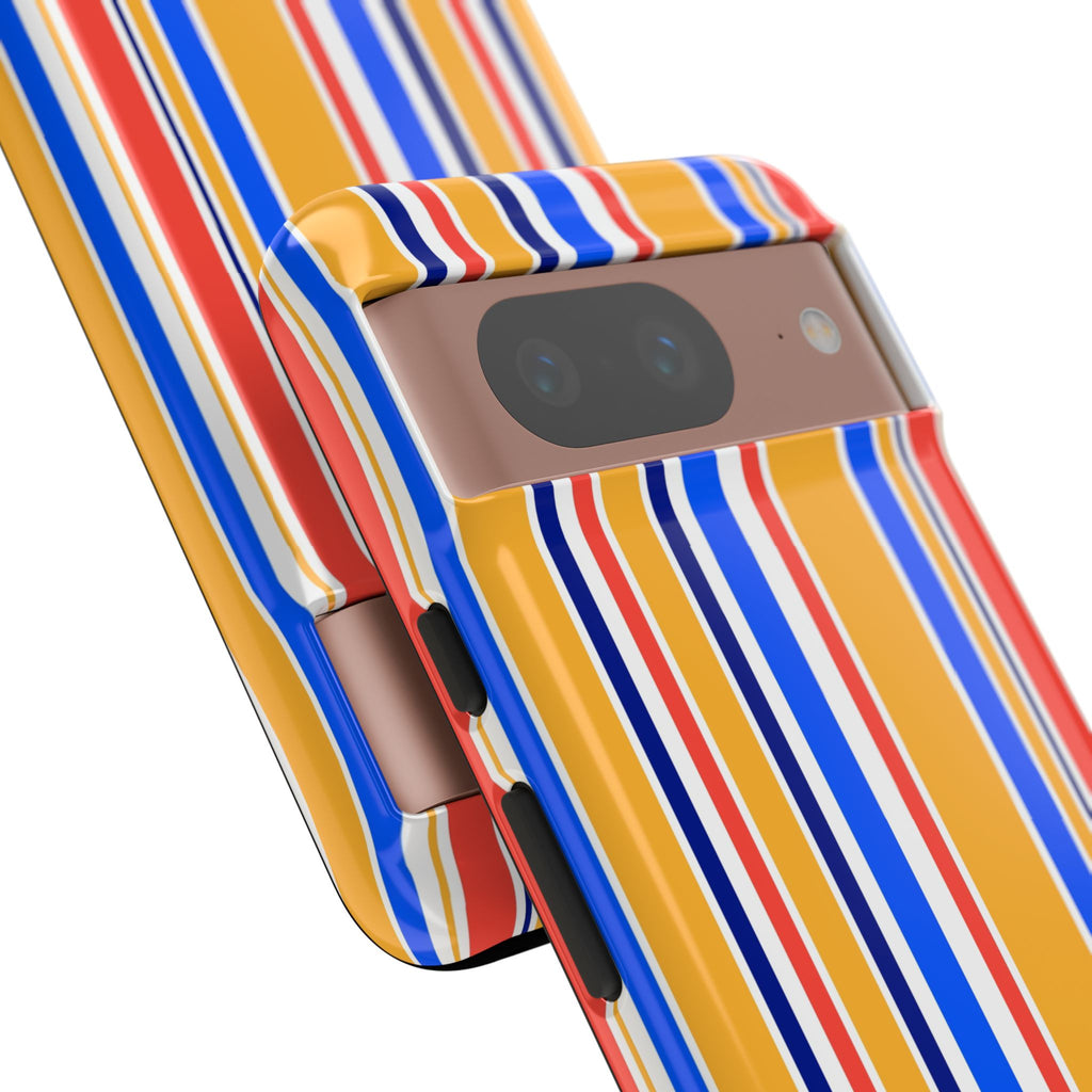 Candy Stripes - Yellow/Blue