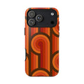 60's Wallpaper - Orange/Brown