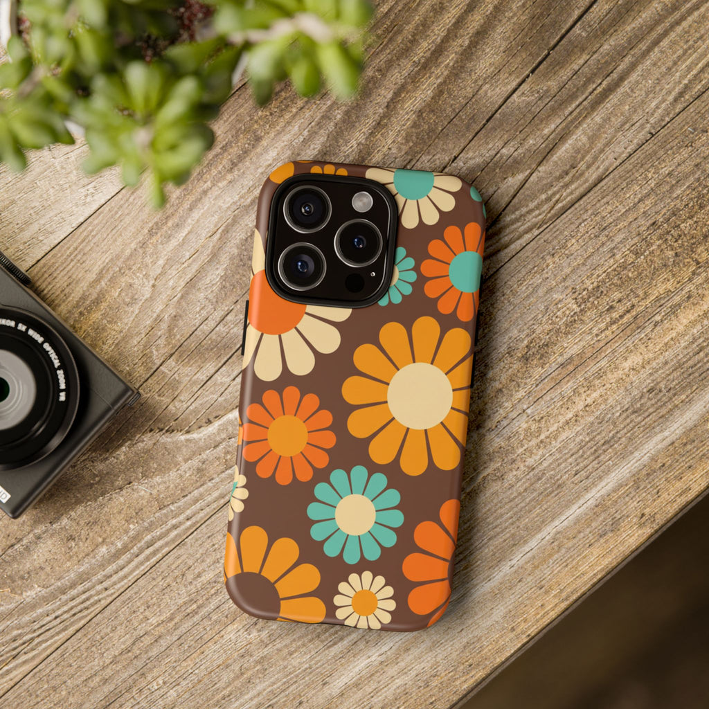 Flowers - Brown/Yellow