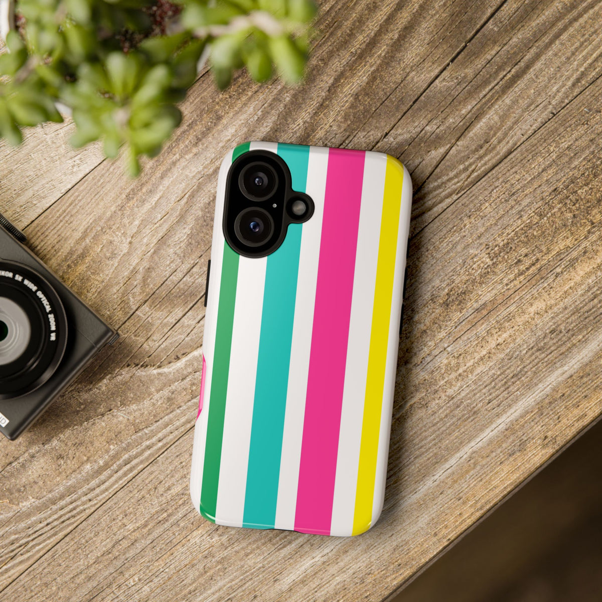 Candy Stripes - Pink/Yellow/Green