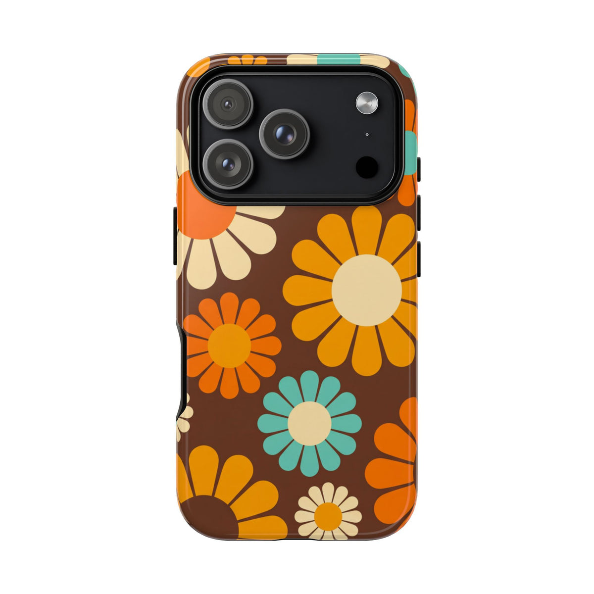 Flowers - Brown/Yellow